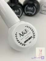 لاک ژل سفید سوپر وایت A&E حجم 30 میل | حرفه ای با پیگمنت قوی