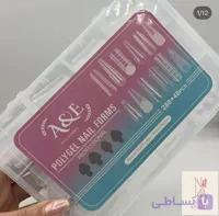 قالب کاشت ناخن میکس A&E ای اند ای 288 عددی با 48 عدد اسمایل پیپر