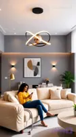 لوستر مدل بی نهایت تک گوی وارداتی