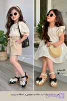 کفش پاپیونی دخترونه عروسکی کد ۲۱۲