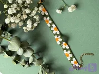 دستبند زنانه میوکی مدل آفتابگردون