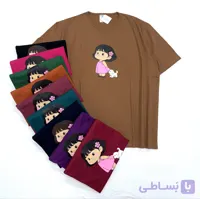 تیشرت نخ پنبه زنانه قواره بزرگ 4XL باکسی کد 1822 + خرید قسطی
