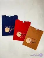 تیشرت زنانه سایز بزرگ 5XL باکسی موش نارنجی+ خرید قسطی