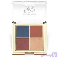 پالت سایه چشم پودری ۴ رنگ گلدن رز (Golden Rose 4-Color Powder Eyeshadow Palette) - رنگ‌های هماهنگ برای زیبایی چشم