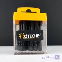 مجموعه 15 عددی بیت پیچ گوشتی یک سر تخت مغناطیسی - برند اصلی Hoteche هوتچ (251019)