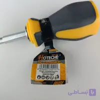 پیچ گوشتی مچی 2 سر (چهار سوم - دوسوم ) فولادی با روکش نیکل - برند اصلی Hoteche هوتچ (250403)