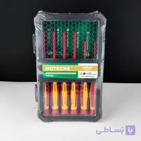 پیچ گوشتی تعمیراتی موبایلی - استاندارد جهانی VDE - ضود شوک الکتریکی - 6 عددی - برند اصلی Hoteche هوتچ (244306)