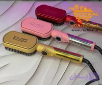 برس حرارتی و صاف کننده مو انزو ایتالیا جدید مدل EN-4002 براق و حجم دهنده سرامیکی نانو گرم کننده یونی، ضد قارچ، پک اصلی اورجینال