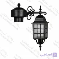 چراغ کلاسیک ویلایی تک شاخه رزکوچک مدل مشبک بزرگ کد AM143