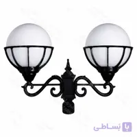 چراغ کلاسیک ویلایی دو شاخه سناتور مدل 8پرحباب کد AM125