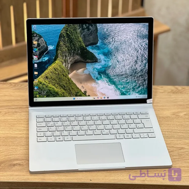 لپ تاپ استوک 13.3 اینچی سرفیس مدل Surface Book 1 i5 8350 U 8GB DDR4 256GB SSD Intel UHD