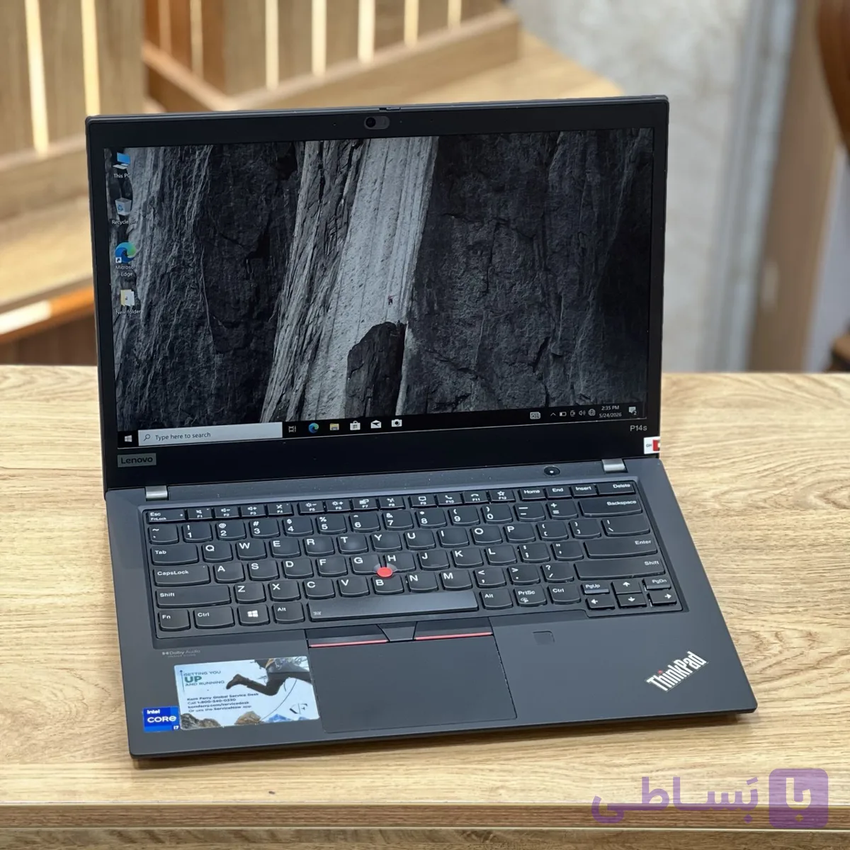 لپ تاپ استوک 14 اینچی لنوو مدل Lenovo ThinkPad P14s i7 1165G7 16GB DDR4 512GB SSD 4GB Nvidia Quadro T500