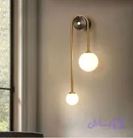 لوستر دیواری فلزی حبابی D110