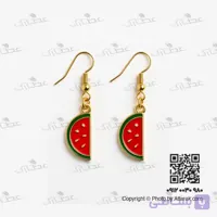 گوشواره زنانه طرح هندوانه