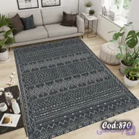 فرشینه استپ دار طرح اسپورت مناسب نشیمن و اتاق خواب کد ۸۷۹