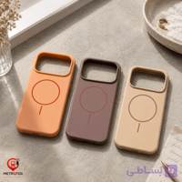 کاور سیلیکونی پاک کنی مگسیف دار مناسب برای گوشی آیفون 16 نرمال IPHONE