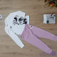 ست تیشرت شلوار دخترانه برند دیزنی آلمانی طرح مینی موس