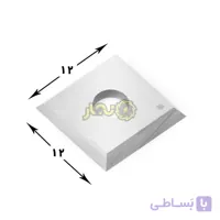 تیغچه چهارگوش 1/5*12*12 چهار لب تیز کد 121215