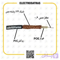 کابل کواکسیال RG59 کرمان اورجینال با تضمین کیفیت