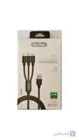 کابل شارژر تبدیل USB سه کاره (C,Micri, Lightning)