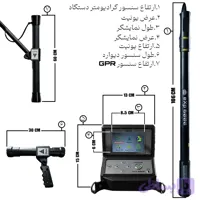گنجیاب و فلزیاب نوع اسکنر مغناطیس سنج گرادیومتر مدل مجیک
