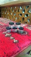 قوطی کرم کریستال درب مشکی 10 گرمی ( 50 عددی )