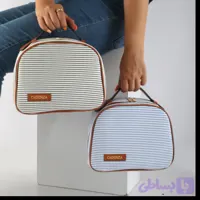 کیف آرایشی صندوقی راه راه