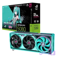 کارت گرافیک ایسوس مدل ROG Astral GeForce RTX 5080 OC HATSUNE MIKU Edition 16GB GDDR7