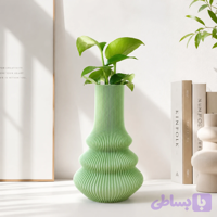 گلدان شیاردار پله‌ای دکوری مدل سلین