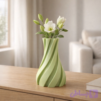 گلدان تخت شیاردار مدل لیورا
