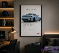 تابلو دکوراتیو 1 تیکه طرح ((bmw))