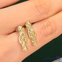 گوشواره طلا 18 عیار میخی وزن 1.510 گرم اجرت ساخت ۸ درصد کد GD01 000194