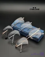 فریم عینک طبی شنل مدل چند ضلعی فلزی