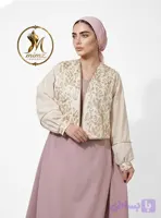 کت کراپ سوزندوزی گندم فری سایز
