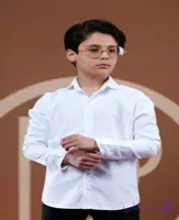 پیراهن سفید پسرانه و دخترانه 34 (سایز 50 الی 65)