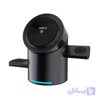 شارژر بی سیم هیسکا مدل HR-16 سه کاره موتور دار