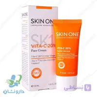 کرم صورت ویتامین C 20 درصد اسکین وان