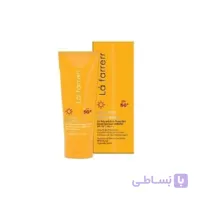 کرم ضد آفتاب و ضدلک بی رنگ پوست های خشک و معمولی +SPF50 لافارر