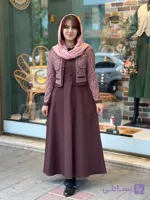 ست پنبه قهوه ای کالباسی