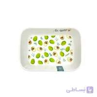 ظرف سرامیکی سرو مایا مدل مستطیل