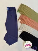 شلوار سایز بزرگ ویسکوز ساده ☘️