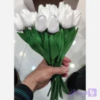 لاله لمسی سفید بدون تغییر رنگ