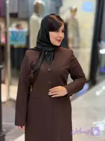 مانتو شلوار اداری ازیتا کد 3040 مشکی