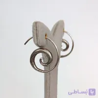 گوشواره نقره دست‌ساز طرح مارپیچ مینیمال وارداتی تک نسخه مخصوص خاص پسندان