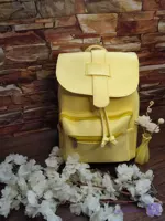 کوله پشتی زنانه فانتزی مدل خورجینی تک رنگ کد ۲