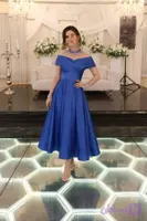 پیراهن میدی یقه کار شده