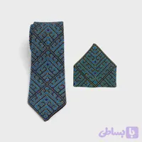 ست کراوات و پوشت سوزن دوزی طرح هانی