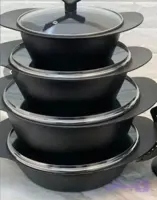 سرویس چدن نیمه سنگین ۸ پارچه سن سیز