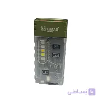 چراغ قوه فندکی یئماو مدل YM-M42 با نور چند رنگ