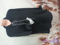 شومیز بلند مشکی( طرح لاله)